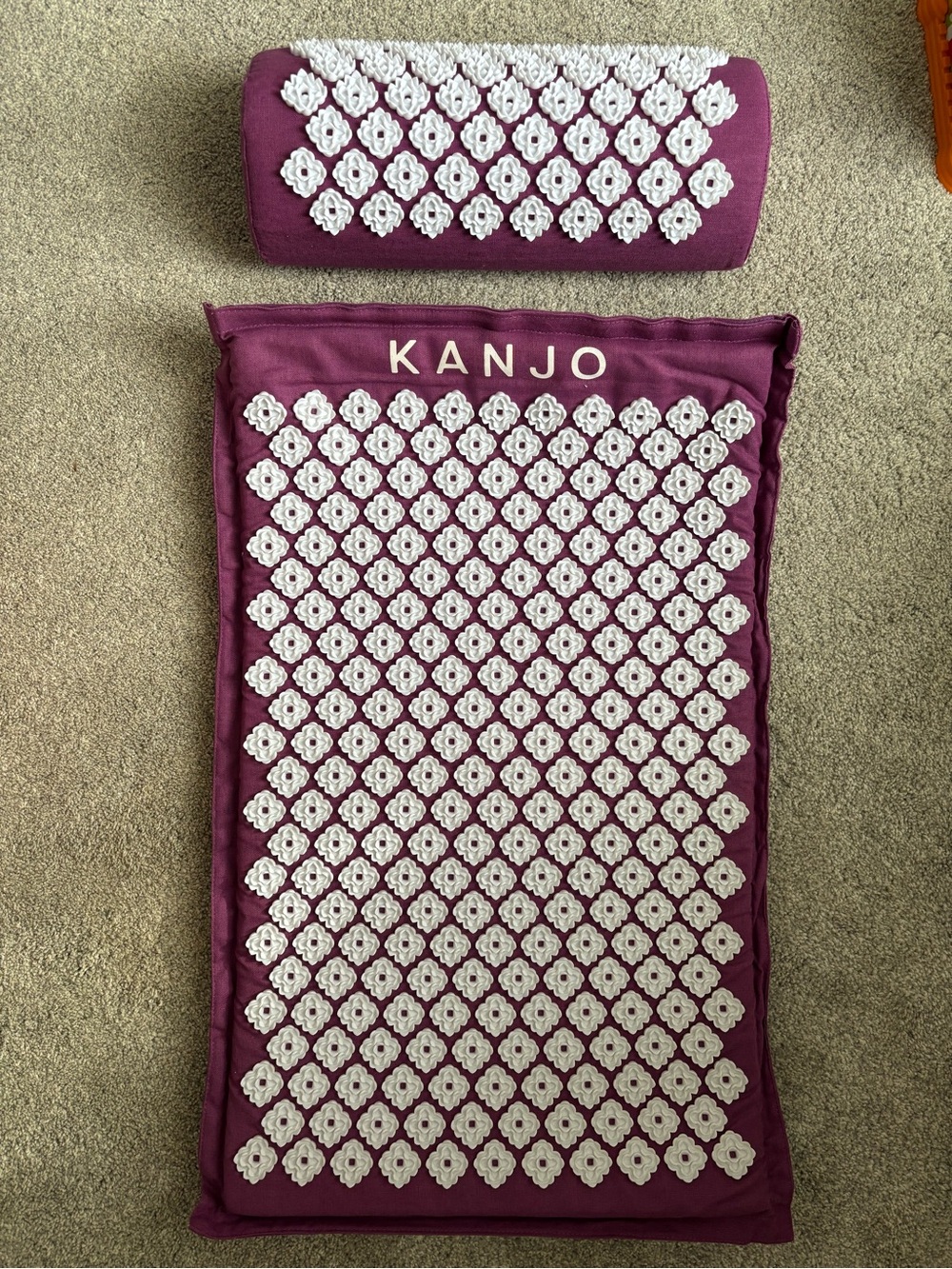 Purple Acupressure Mat & Pillow Set